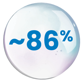 Tooth with bacteria along the gumline
