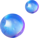 Blue bubble